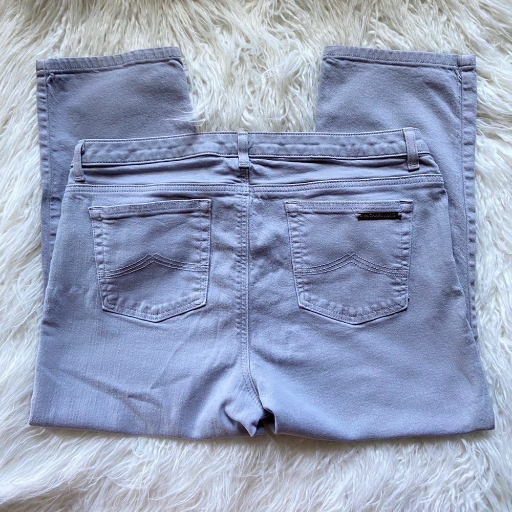 Michael Kors stone gray skinny ankle jeans 12 - Picture 4 of 4